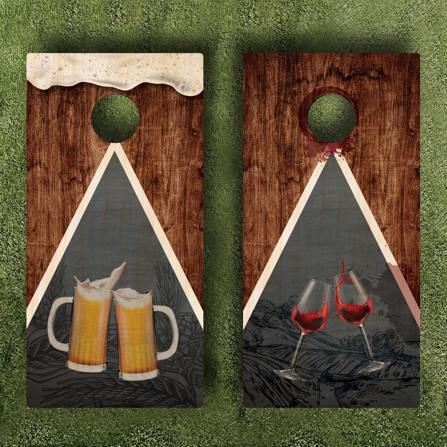 His & Her Alcohol Boards