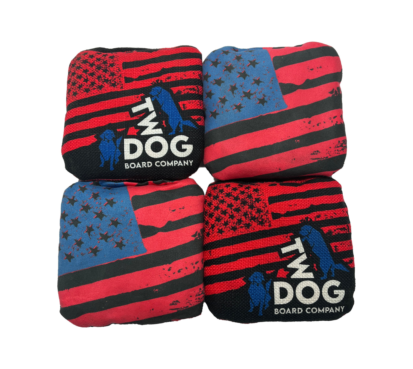 American Flag Red Bag Set