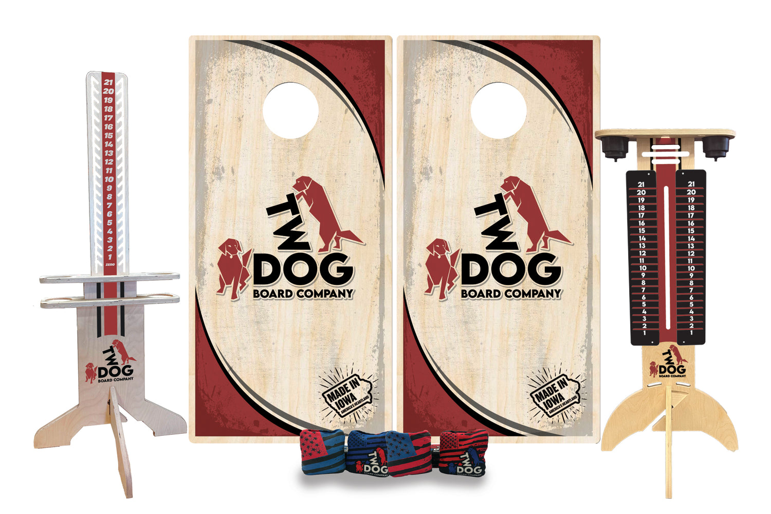 custom cornhole boards and bags