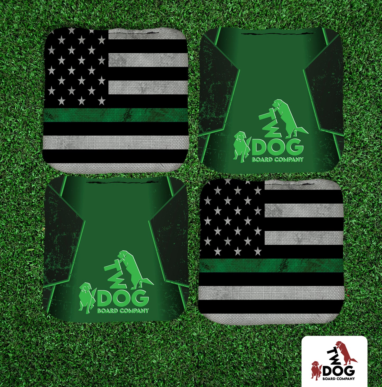 Thin Green Line Bags Set