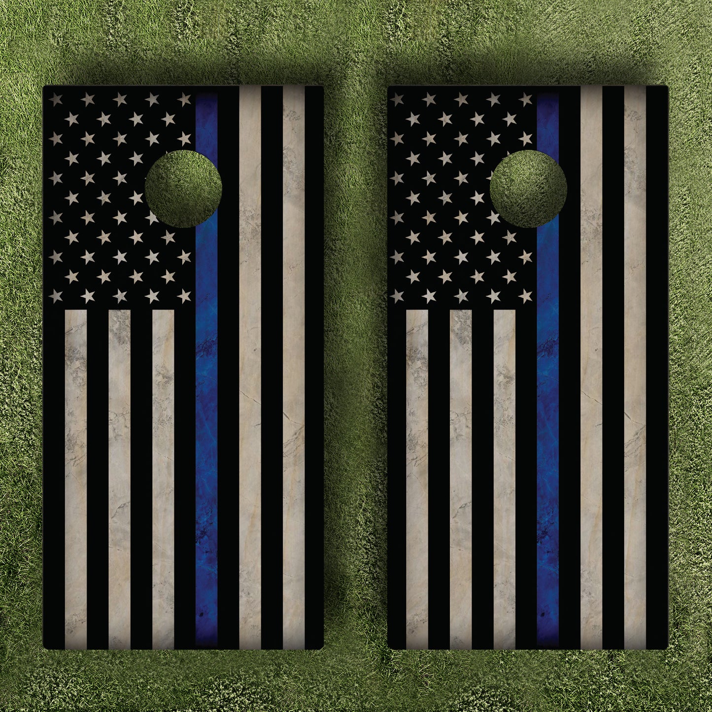 Thin Blue Line Cornhole Boards